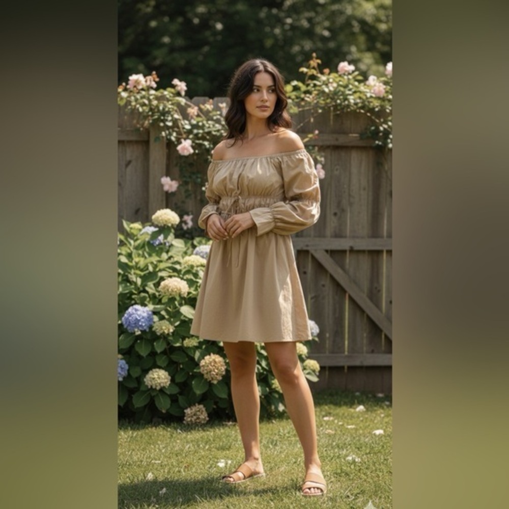 Greylin sold at Anthropologie  Willow Balloon Sleeve Poplin  Large Cottagecore